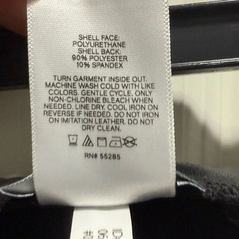 Express Faux Leather Leggings - Picture 8 of 8